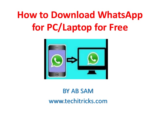 Whatsapp windows 10 download install
